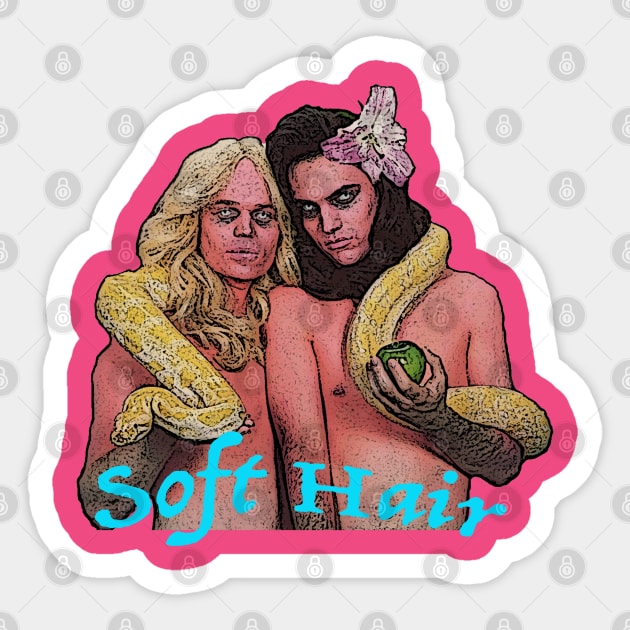 Soft Hair Sticker by pizzwizzler